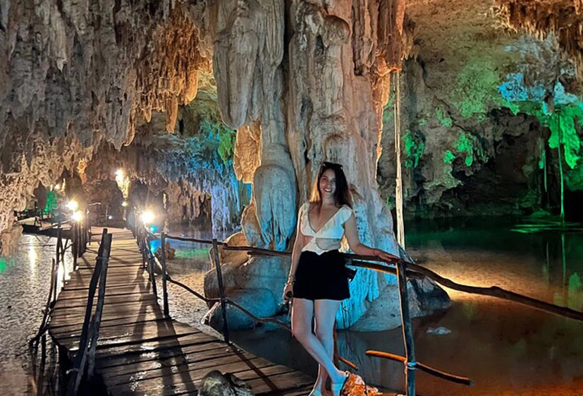 Snorkeling in Akumal Turtle Sanctuary, Swim in Cenote Halcón’s Nest and Explore Sayab Cavern